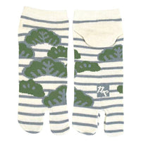 Tabi Socks Short type Pine Tree White/XL