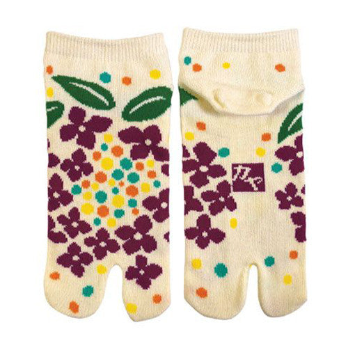 Tabi Socks Short type Hydrangea kyoohoo