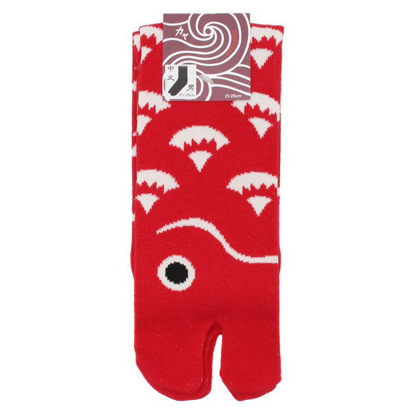 Tabi Socks Red Fish/XL