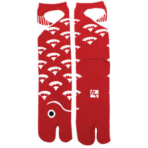 Tabi Socks Red Fish/XL