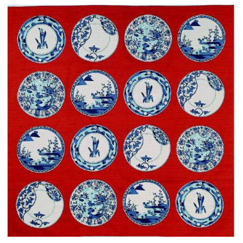 kyoohoo Cotton Furoshiki Small Size Imari Small Dishes