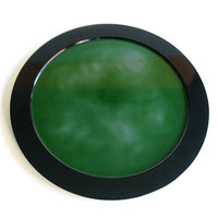 Kyoohoo Lacquer Ware Plate Kasumi Green