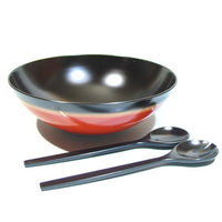 Kyoohoo Lacquer Ware Salad Bowl (L) with Server