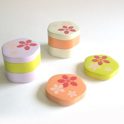 Kyoohoo Lacquer Ware Sakura Box Pink