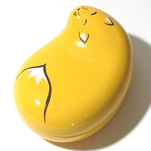 Kyoohoo Lacquer Ware Lucky Color Case Yellow Fox