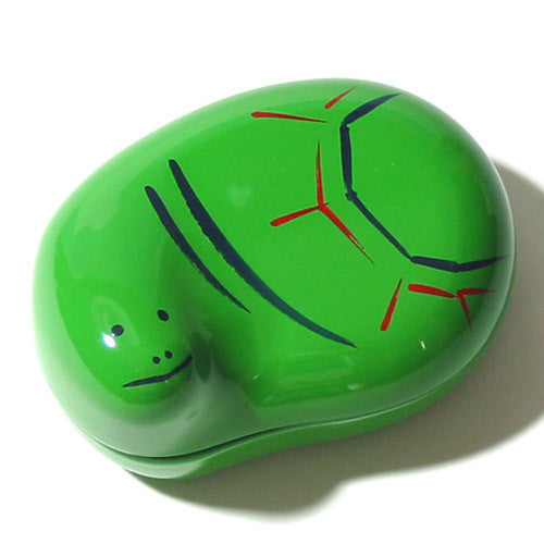 Kyoohoo Lacquer Ware Lucky Color Case Green Turtle