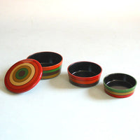 Kyoohoo Lacquer Ware Triple-Deck Nested Case Koma