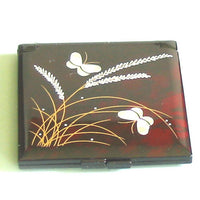 Kyoohoo Lacquer Ware Pocket Mirror Butterfly