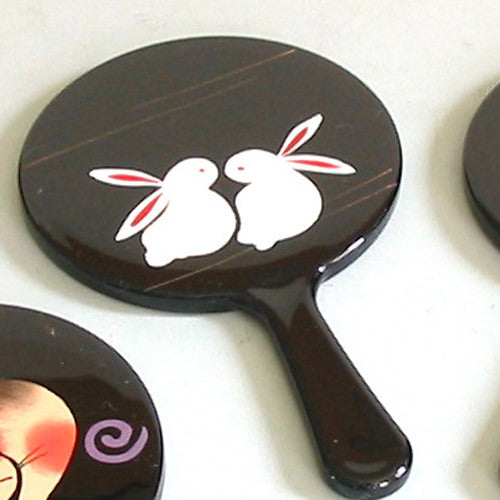 Kyoohoo Lacquer Ware Mini Miror Rabbit