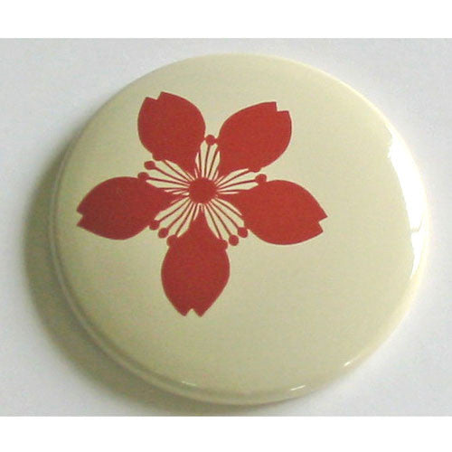 Kyoohoo Lacquer Ware Sakura Mini Mirror white