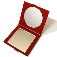 Kyoohoo Lacquer Ware Pocket Mirror Ume Red