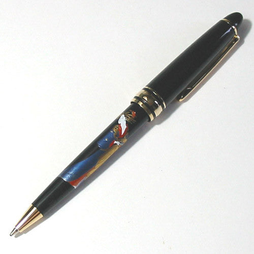 Kyoohoo Lacquer Ware Makie BallPoint Pen Kimono Lady