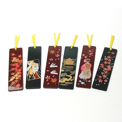 Kyoohoo Lacquer Ware Makie Bookmarker Kinkakuji