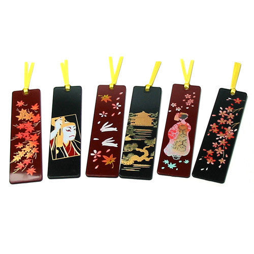 Kyoohoo Lacquer Ware Makie Bookmarker Momiji