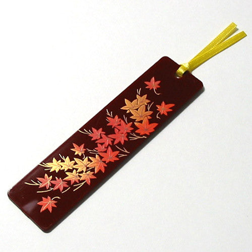 Kyoohoo Lacquer Ware Makie Bookmarker Momiji