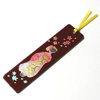 Kyoohoo Lacquer Ware Makie Bookmarker Maiko