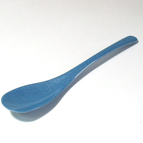 Kyoohoo Lacquer Ware Dessert Spoon Blue Pearl
