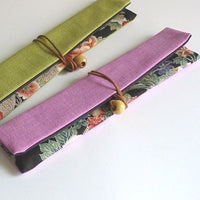 Kyoohoo Lacquer Ware Chopstick Pouch Purple