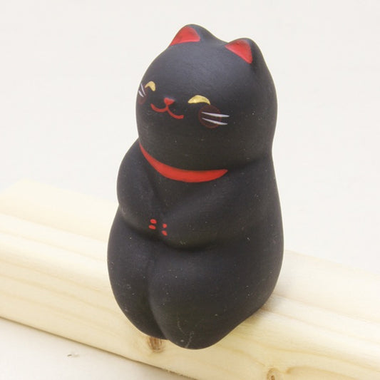 Sitting Doll black Cat K12-3309B