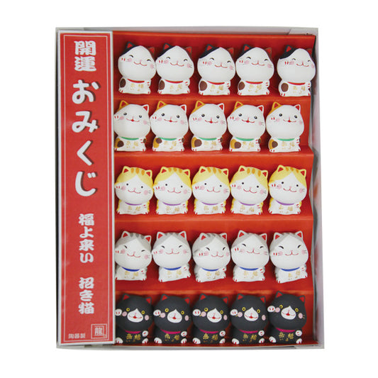 Omikuji Lucky cat set K12-3600C