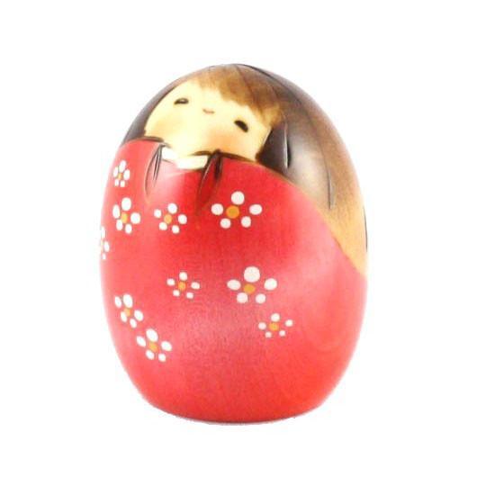 Kokeshi Doll Happy Pink (k12-3812P)