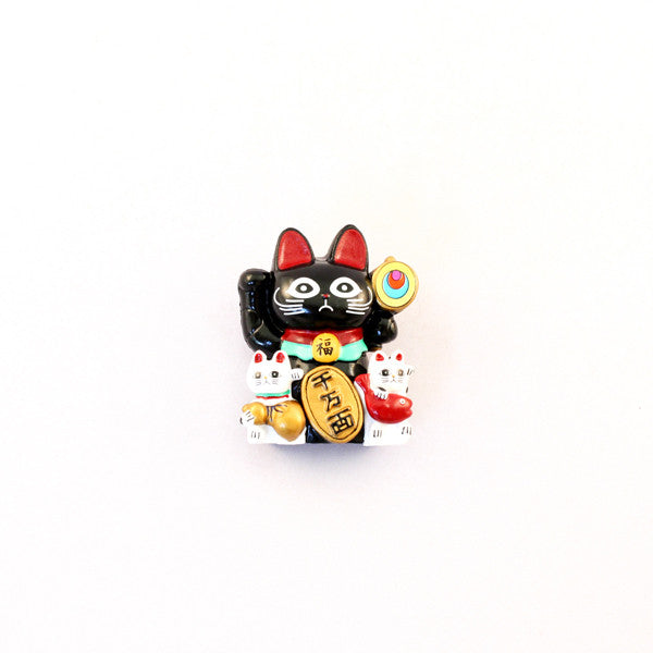 Magnet Lucky Cat Black