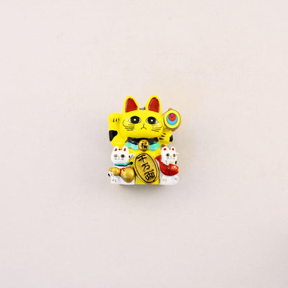 Magnet Lucky Cat Yellow