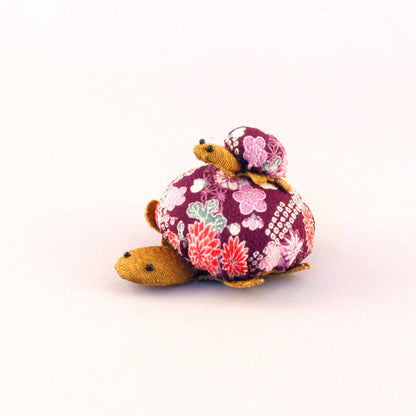 Chirimen Family Turtle Purple