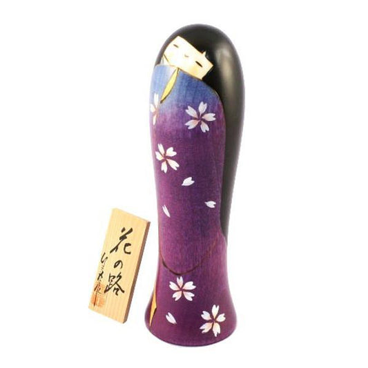 Kyoohoo Japanese Kokeshi Doll Hananomichi (K12-4307)