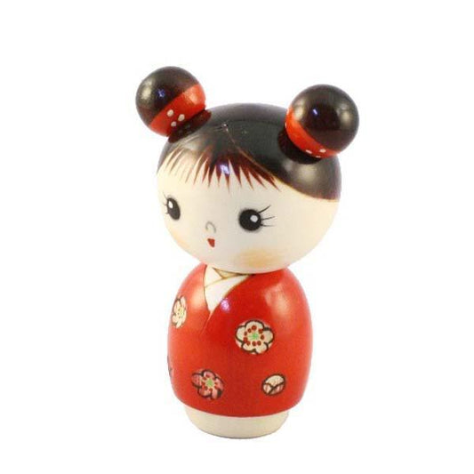 Kyoohoo Japanese Kokeshi Doll Mujyaki (K12-4308)