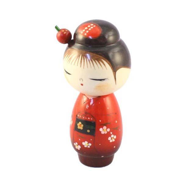 Kyoohoo Japanese Kokeshi Doll hanadayori (K12-4309)