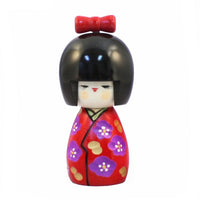 Kyoohoo Japanese Kokeshi Doll Momo chan red (k12-4333)
