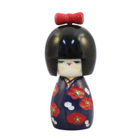 Kyoohoo Japanese Kokeshi Doll Momo chan Blue (k12-4334)