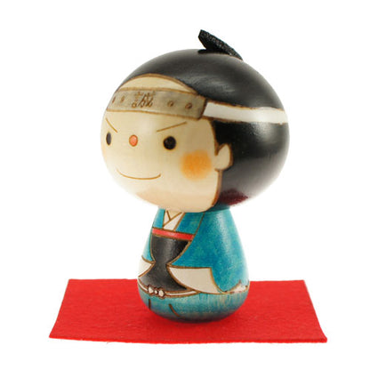 Kyoohoo Japanese Kokeshi Doll Toshizo Tsujigata (K12-4335T)