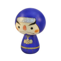 Kyoohoo Japanese Kokeshi Doll Ninjya blue (K12-4336B)