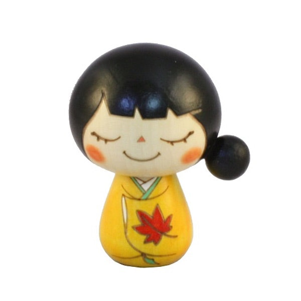 Kyoohoo Japanese top Kokeshi Doll Momiji (K12-4337)