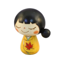Kyoohoo Japanese Kokeshi Doll Momiji (K12-4337)