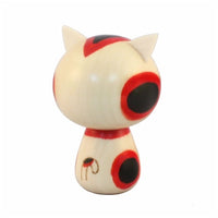 Kyoohoo Japanese Kokeshi Doll Lucky cat Girl (K12-4340G)