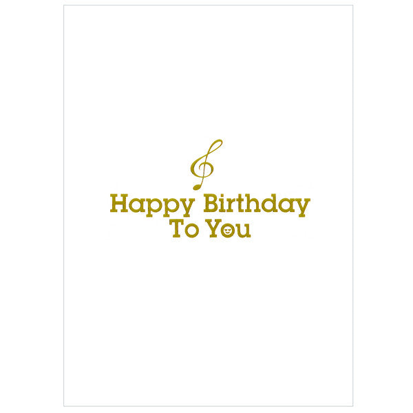 Tegami Paper Mechanics Greeting Card Happy Birthday Day To You