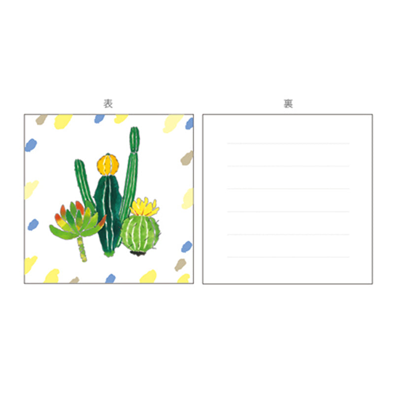 Green Flash Window square memo KW-002