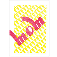 japanwave Tegami Letterpress Greeting Card mom