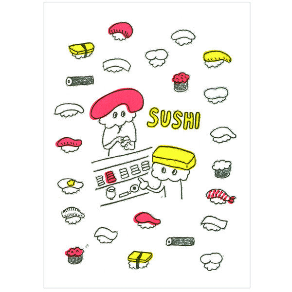 Tegami All Occasions Greeting Card SUSHI