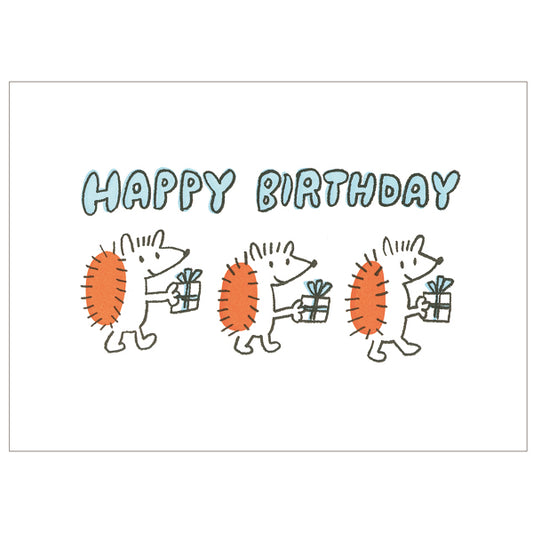 Tegami Letterpress Greeting Card Happy Birthday