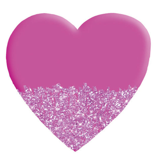 Greeting Life Glitter Heart Mini Card MM-195