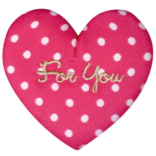 Greeting Life Fabric Mini Heart Card MM-20