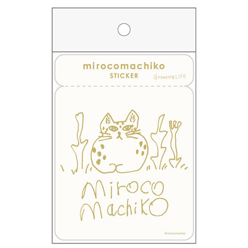 Greeting Life Cat Clear Sticker MRCK-19