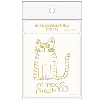 Greeting Life Cat Clear Sticker MRCK-22