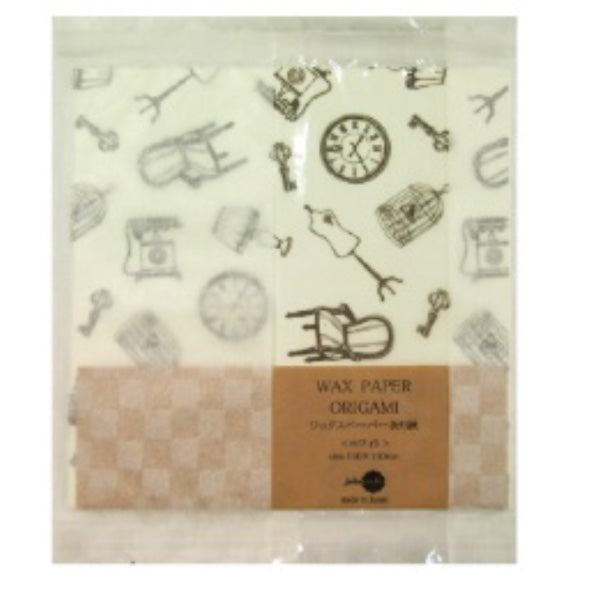 Jolie Poche Wax Paper Origami with Damier Bag ORL-01WH