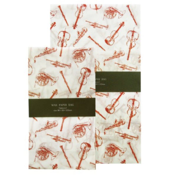 Jolie Poche Wax Paper Bag Square Bottom TYPE S size SWG-03WH