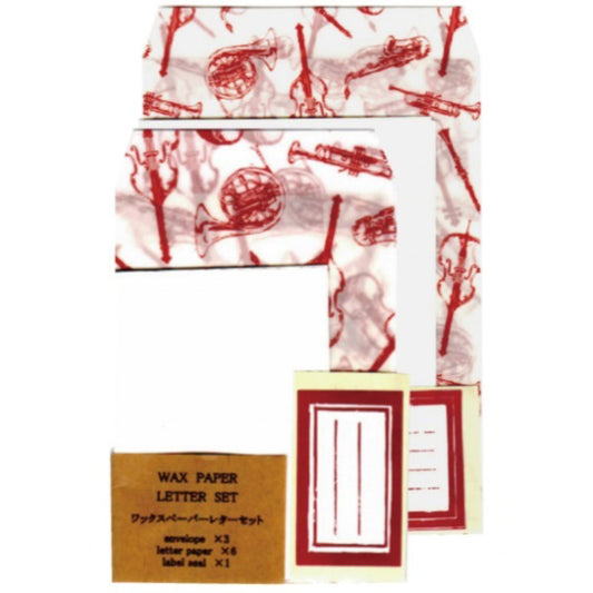 Jolie poche Wax Paper Letter Set S size SWG-06WH